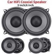 ✌5/6 Inch Car HiFi Coaxial Speaker Full Range Frequency Subwoofer Speakers Car Audio Horn for Ve ♀ღ
