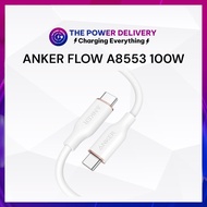 Cáp sạc nhanh ANKER A8552 0.9m A8553 1m8 PowerLine III Flow C to C 100W 5A Siêu bền chống bám bẩn