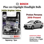 Untuk Proton Persona 2016-Present~Sepasang 3400K 12V Bosch Plus 120 Gigalight H7 Mentol Lampu Depan 