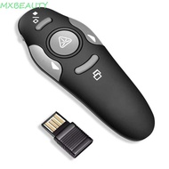 MXBEAUTY1 2.4GHz Wireless Presenter, Remote Presentation Infrared Remote Powerpoint Smart Presenter,