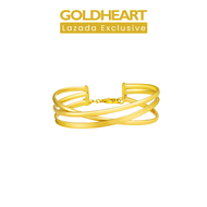 Goldheart 916 Gold Dauntless Bangle