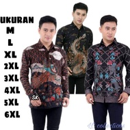 KEMEJA Jumbo Batik Men's Shirts Jumbo Men's Batik Shirts Jumbo Men's Shirts BIG SIZE M, L, XL, 3XL, 