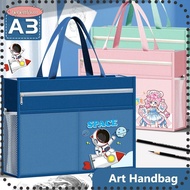 LIKE Canvas Art Bag, Canvas A3 A3 Tutorial Bag,  Waterproof Six-Layer Large Capacity Handbag Student