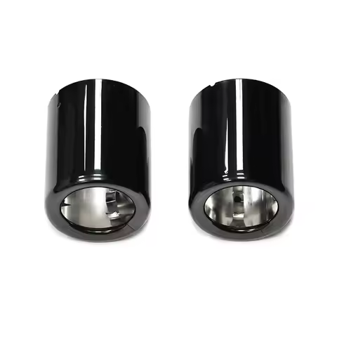 2pcs/lot Exhaust Tip Trim Cover For BMW X1 F49 F48 2019+ Exhaust Tip Replacement Tailpipe Nozzle Muf