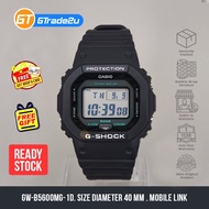 Original G Shock Men GW-B5600MG-1D GWB5600MG-1D Digital Petak Bluetooth Watch Black Resin Band watch for man