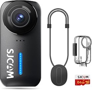 SJCAM C110Plus 4K Pocket Action Camera, 170° FOV, 6-Axis Stabilization Mini Body Cam, Waterproof, We