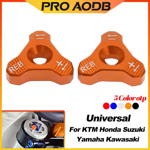 Motocross CNC Fork Shock Absorber Knob Adjuster Bolt For KTM SX SXF XCF XCW EXC EXCF Adventure For H