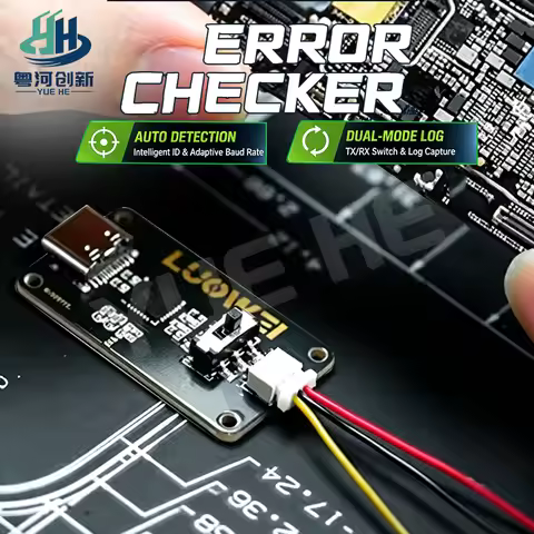 Luowei LWFAT Mainboard Fault Detection Tool USB To TTL Type C Auto Baud Rate Dual Mode Log Diagnosis