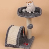 【45cm】Roof Top Cat Tree Cat Tree Cat Scratcher Cat Tower Scratch House Kitten Play Bed Cat Climb