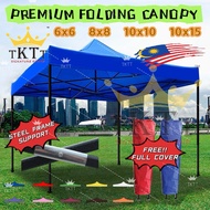 TKTT 6X6 PREMIUM Quality Foldable Canopy Tent Gazebo Folding Portable Tent Kanopi Khemah Bazaar Berm