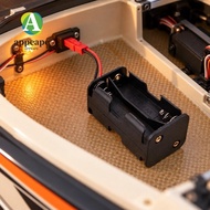 APPEAPE 1/2/4pcs RC ON/ Switch, Black 5.7*3.0*3.0cm JST Connector 6V Receiver Box,  Plastic RC Light