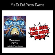 Yugioh - Spright Deck - 1-Sided Print (60 Cards)