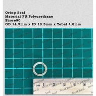 Oring Seal Sil PU Polyurethane Shore90 OD 14.3mm x ID 10.5mm x CS 1.8mm