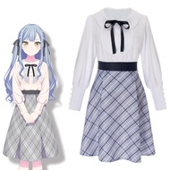 Anime Oblivionis Cosplay JK Dress with Wig - BanG Dream Character Ave Mujica Inspired