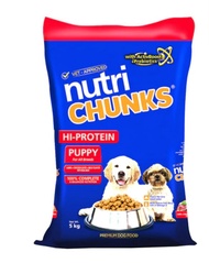 Nutri Chunks Puppy Hi Protein Lamb Chicken Liver and Milk Dry Dog Food 5kg