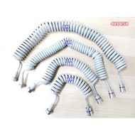 304 Stainless Steel Spring Type Shower Hose Shock-resistant Anti-winding Stretchable Shower Head Ret