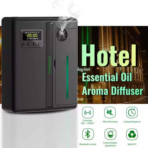 300m³ Aroma Diffuser Electric Aromati Oasis 160ML Essential Oil Capacity Air Freshener Bluetooth Con