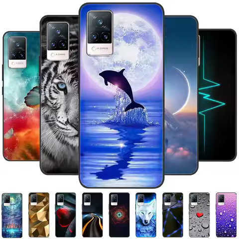 For vivo V21 5G 4G V21E Case Soft Silicone Phone TPU Coque Cover for Vivo V21E v21 V 21e 21 V2050 V2