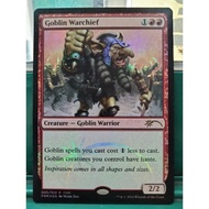 Magic: The Gathering(MTG) Card Goblin Warchief FNM Foil