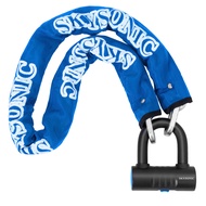 Motorcycle Chain Lock 4feet/120cm Heavy Duty Bike Lock 10mm Thick Chains Cut Proof 18mm U Lock Disc 