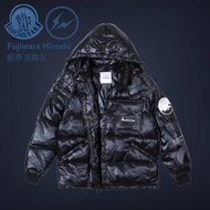 可3～12分期0利率 🇫🇷MONCLER X 🇯🇵藤原浩聯名款 頂級鵝絨外套 日本原裝平行輸入亞洲版正品 男女同款 羽絨外套/連帽外套 薄荷綠色/亮黑色 MONCLER GENIUS X FRAGME