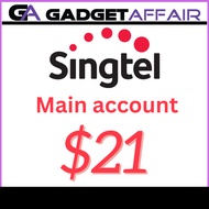 Singtel Main Balance $20 Top Up / Recharge