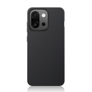 เคสโทรศัพท์ซิมอนดีโอ หนังแท้ ทรงคาร์บอนไฟเบอร์ บางเฉียบ โปร่งใส ป้องกันการตกหล่น สำหรับ OnePlus 13T