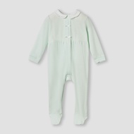 Babyshop Giggles Bow Accent Closed Feet Sleepsuit With Long Sleeves