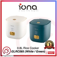 Iona 0.3L - 0.8L Mini Rice Cooker - GLRC03 / GLRC085 (Green / White) (1 Year Warranty)