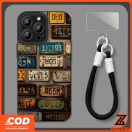 Case for Samsung A17 A07 A06 A55 A56 A36 A12 A15 A05S S24FE S25FE Stylish and premium license plate 