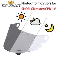 CPB-1V Photochromic Face Shield Replacement,Scratch-resistant helmet Visor compatible with Glamster 