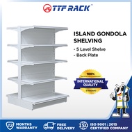 TTF Rack™ (ISLAND GONDOLA) Island Gondola Back Plate /Storage Rack/Shopping Mall Display Rack/ Rak K