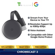 Google Chromecast 3 - Smart Streaming Device By Google - Brand New / Sealed / 2018 Version