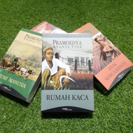 SAVING PACKAGE 4 BOOKS PRAMOEDYA ANANTA TOER, Human Earth, Glass House, Children all nations, Footst