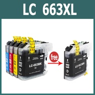 Vo หมึกสี -- LC 663 หมึก LC663 LC-663 สีดำ LC663 XL LC 663XL LC 663 XL ตลับหมึกสำหรับ Brother MFC-J2