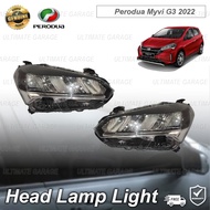 Original Headlamp Light Original Perodua Myvi G3 2022 Full All New Headlamp Spec Lampu Depan Kereta