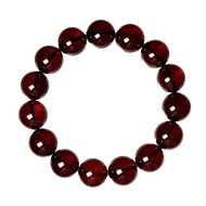 【正佳珠寶】琥珀血珀 頂級高淨體櫻桃血珀 14.3-14.8mm 琥珀血珀