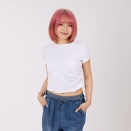 6IXTY8IGHT EVELIN, Gathered Tee TP12094
