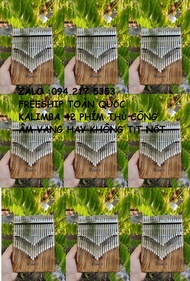Đàn kalimba 42 phím nghệ thuật âm thanh GỖ Walnut Hàng chính hãng
