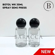 Botol Parfum WK 30ML Semi Press - Botol Parfum Kosong WK - Botol Parfum 30ML
