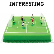 INTERESTING Set of 9 Soccer Toppers Cake Decorations 9 Soccer Players Cake Toppers for Birthday Cake