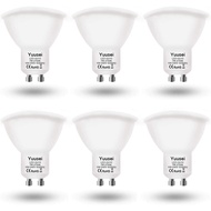 7W GU10 LED Bulbs, 2700K Warm White Spotlights, 600Lm Energy Saving Light Bulbs 60W Halogen Spotligh