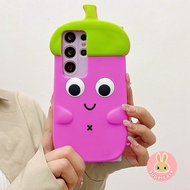 Fun Purple Eggplant Doll Phone Case For Huawei Nova Y61 Y60 Y91 Y90 Y70 Plus Y9 Prime Mate 50E 50 40 30 20 10 Pro 20X 11i 11 Ultra 10 SE 9 8 7 SE 7i 6 SE 5T 5 Pro 4 3 3i Soft Cover