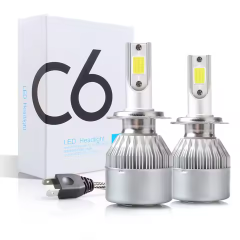 2pcs C6 36W H11 H4 Hi/Lo H1 H7 COB LED H11 HB3 9005 HB4 9006 Car Headlight Bulbs Car Fog Light 12V 8