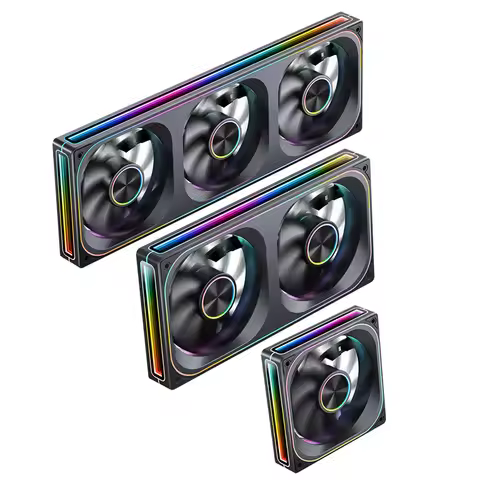 JONSBO ZA-120/240/360 Case Cooling Fan ARGB 12cm Connected Building Block Fan PWM Silent Chassis Fan