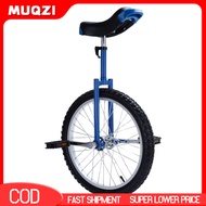 1 Set Unicycle with 16/18/20/24 Inches Wheel Steel Rim Height Adjustable One Wheel Bike Adults Begin
