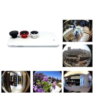Detachable Magnetic 180▲ Telephoto Fisheye Lens Fish Eye for Mobile Phones iPhone 5 4 4S Samsung HTC
