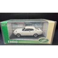 EBBRO 1/43 Nissan Laurel Hardtop SGX 1972 White Alloy Car Model with Original Display Box.Limited to