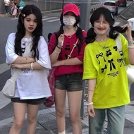 T-shirt T-shirt Girlfriends Sisters Sisters Clothes Tops Women's Clothing 100% Cotton ins Super Hot 