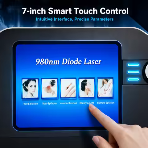 5 IN 1 980nm Diode Lase Beauty Equipment Easy Function Switch for Nail Fungus Maintenance Eczema Sym